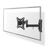 SUPPORTO NEDIS TVWM1510BK da parete ruotabile da 13 - 27" 15 kg COLORE NERO